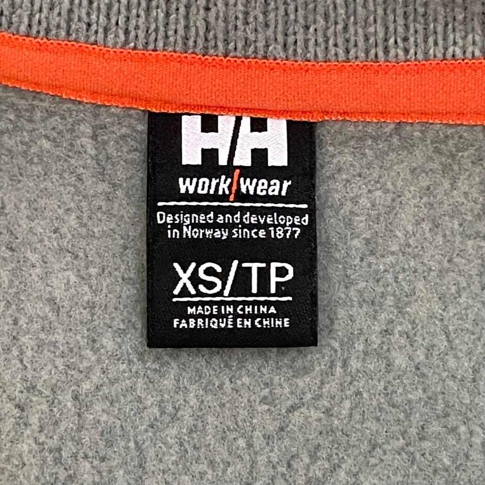 Helly Hansen Workwear Polartec Women's Fleece Jacket‎ XS Gray Full Zip Cascade - Picture 3 of 16